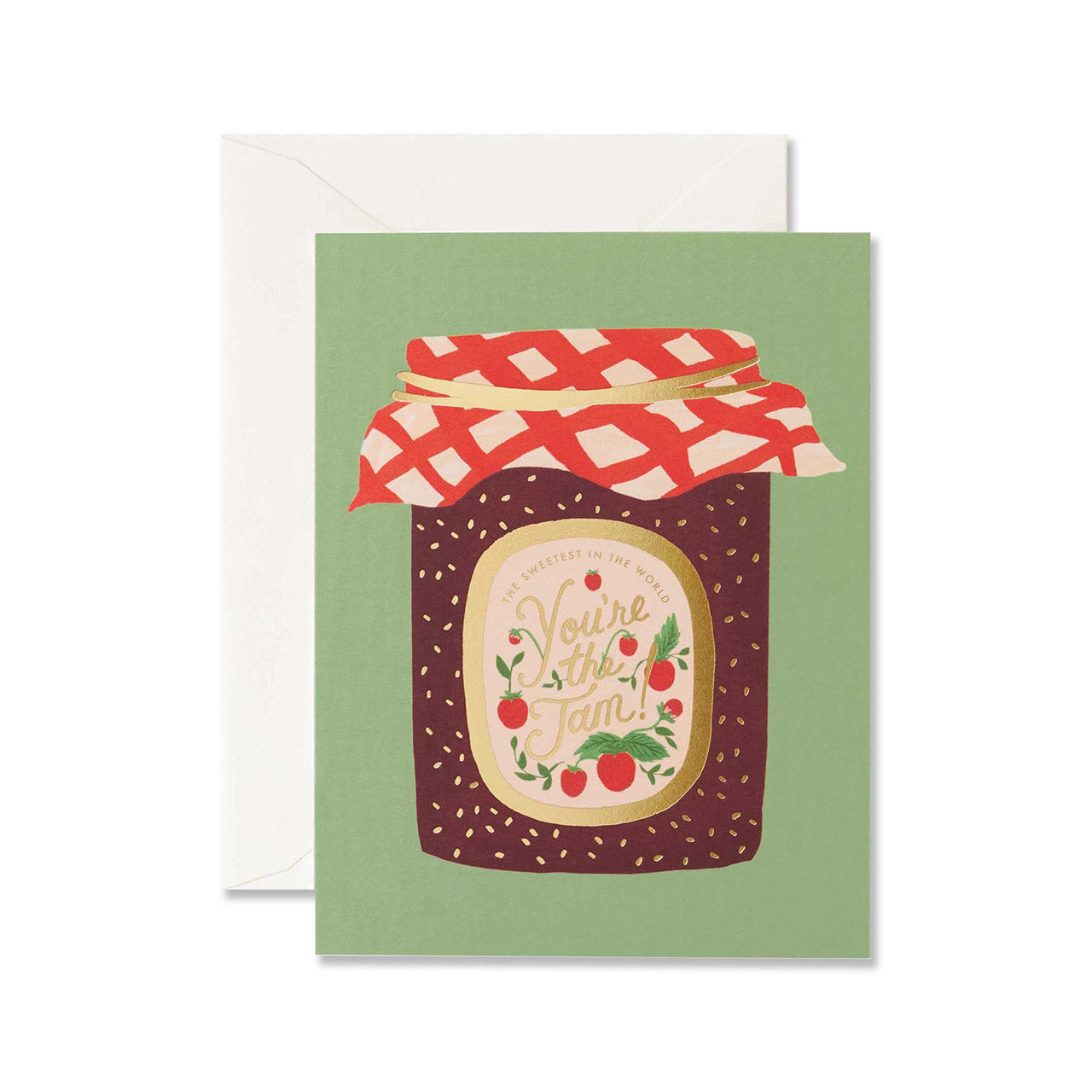 You're the Jam Valentine's Day Card - Funny & Sweet Greeting Card for Couples, Friends - Perfect for Valentine's Gifts, Anniversaries & Romantic Occasions