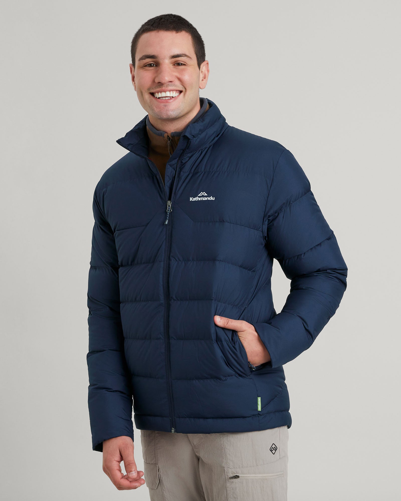 Men's Epiq Down Jacket - Premium Winter Coat in Midnight Navy - Warm Puffer Jacket for Outdoor Activities & Cold Weather