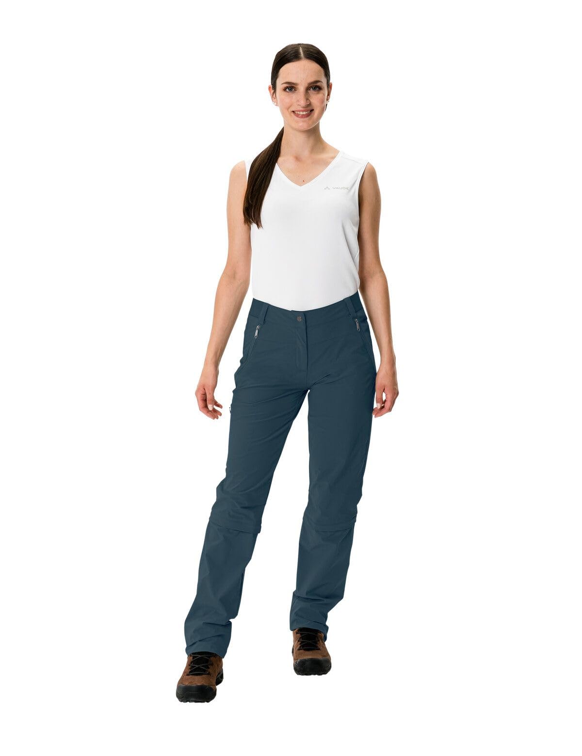 VAUDE Women's Farley Stretch III Hiking Pants - Lightweight, Quick-Dry & Breathable Outdoor Adventure Pants for Trail Running, Camping & Travel