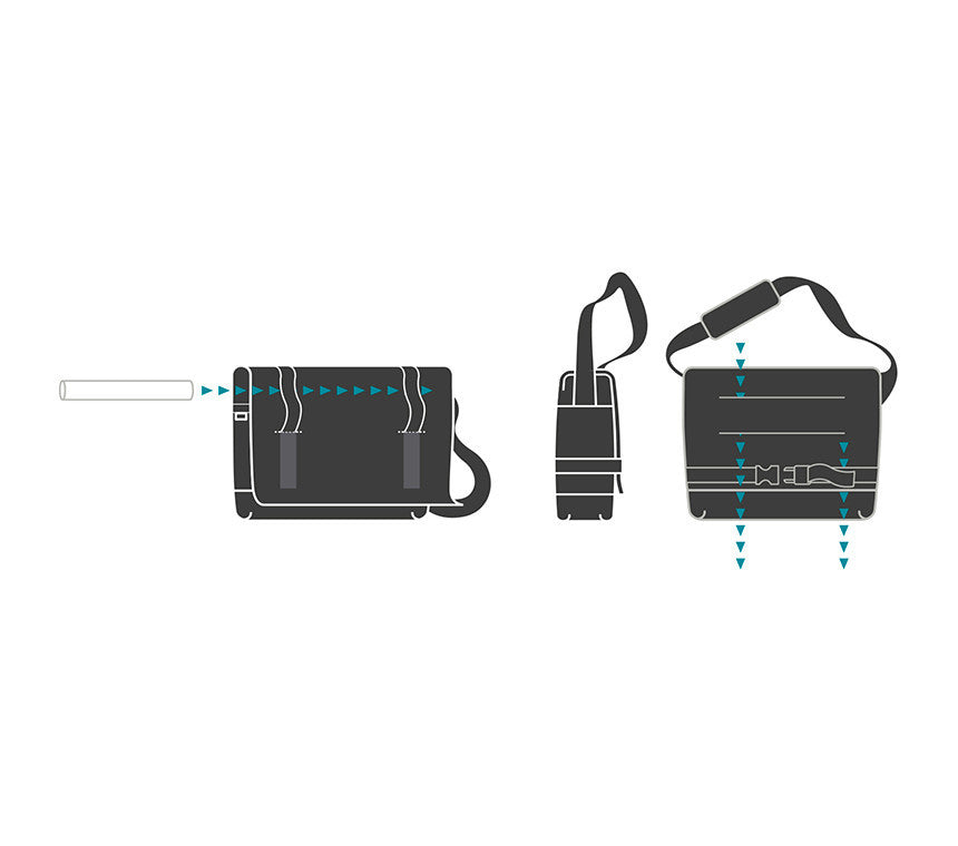 Moleskine MyCloud Messenger Bag for Laptops & Tablets Up to 15