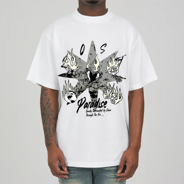 Paradise Lost Le Feu White T-Shirt - Stylish Graphic Tee for Casual Wear & Street Fashion