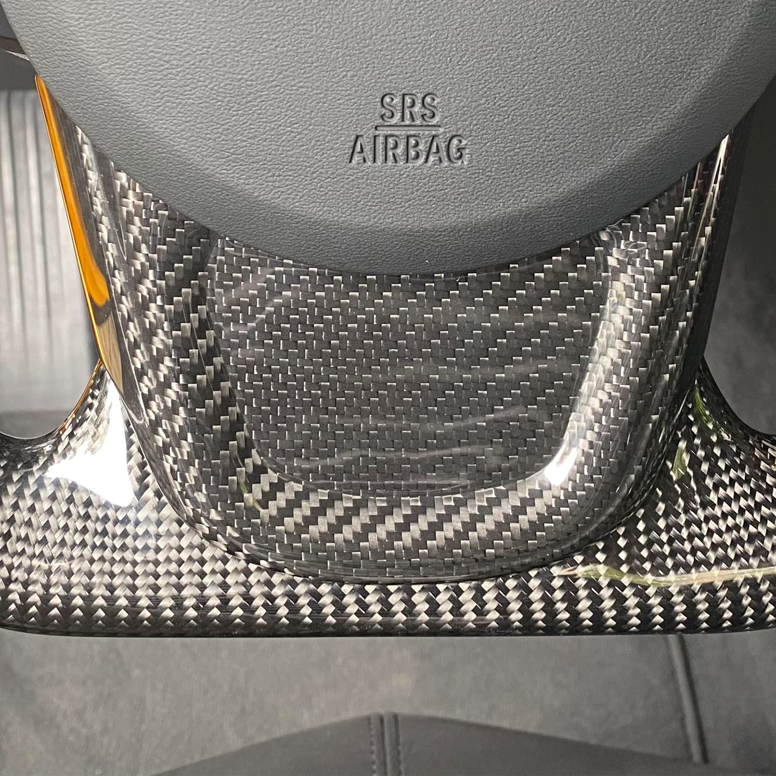 Carbon Fiber Center Console Button Frame for Toyota Supra GR A90 A91 MK5 2019-2024 - Black Real Carbon Fiber Trim & Protective Cover - Upgrade Interior Styling for Sports Car Enthusiasts