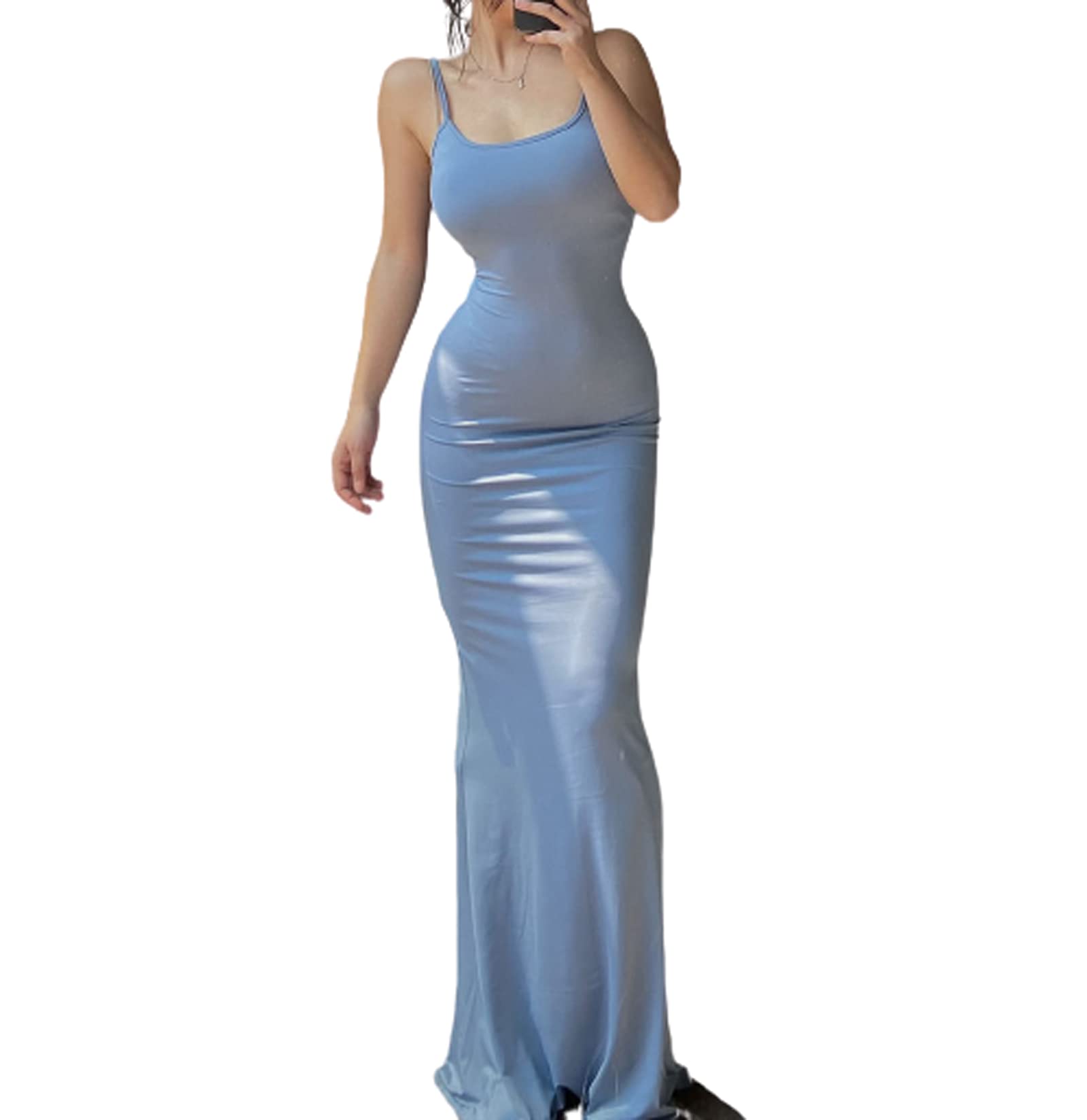 Sexy Summer Dress for Women - Halter Neck, Backless, Strappy Bustier Cami Bodycon Mini Dress | Club Party & Sundress | Perfect for Beach, Night Out, and Date Nights