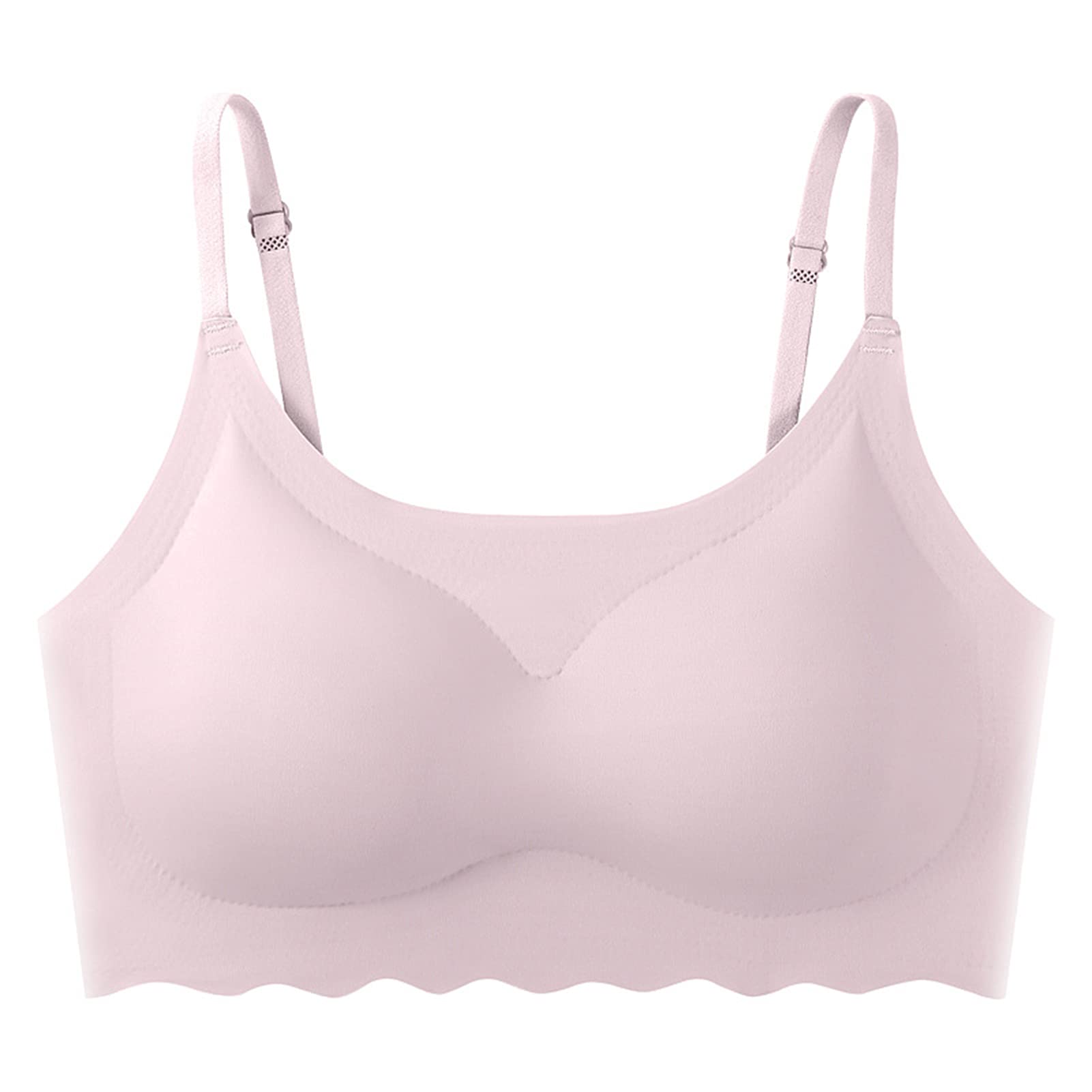 VALINK Women's Seamless Sports Bra - Wire-Free Comfort for Running, Yoga & Workouts - Breathable Activewear with Removable Pads - Perfect for Gym, Fitness & Everyday Wear
