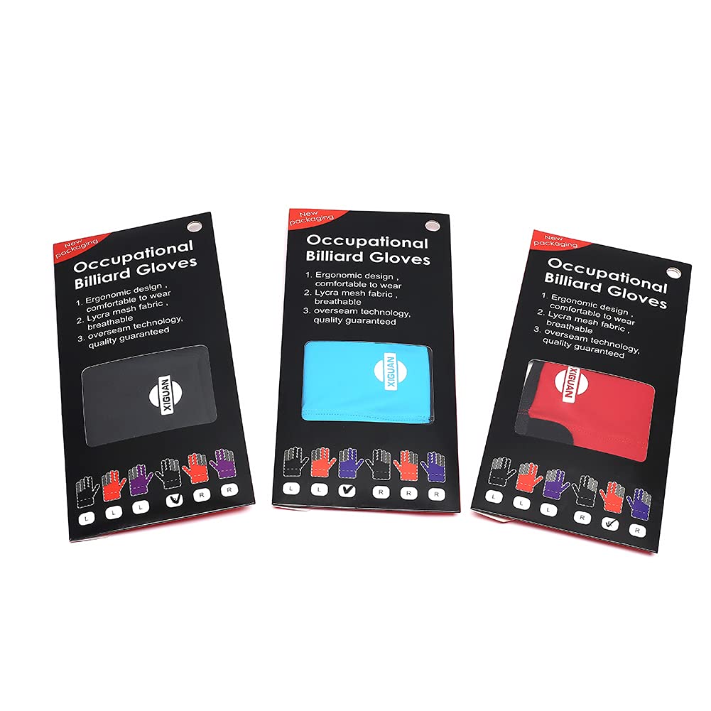 Premium Billiard Gloves for Left & Right Hand – Snooker, Pool & Cue Sports Accessories for Enhanced Grip & Control