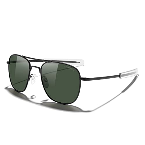 Matte Black Frame/Green Polarized Lens