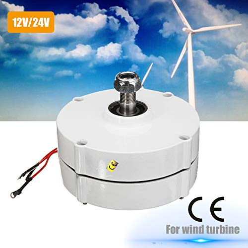 6000W 12V/24V DIY 3 Phase PMSG Brushless Wind Turbine Generator - Permanent Magnet Alternator Motor for Home, RV & Off-Grid Power (12V/24V) - Perfect for Renewable Energy Systems & Emergency Backup Power