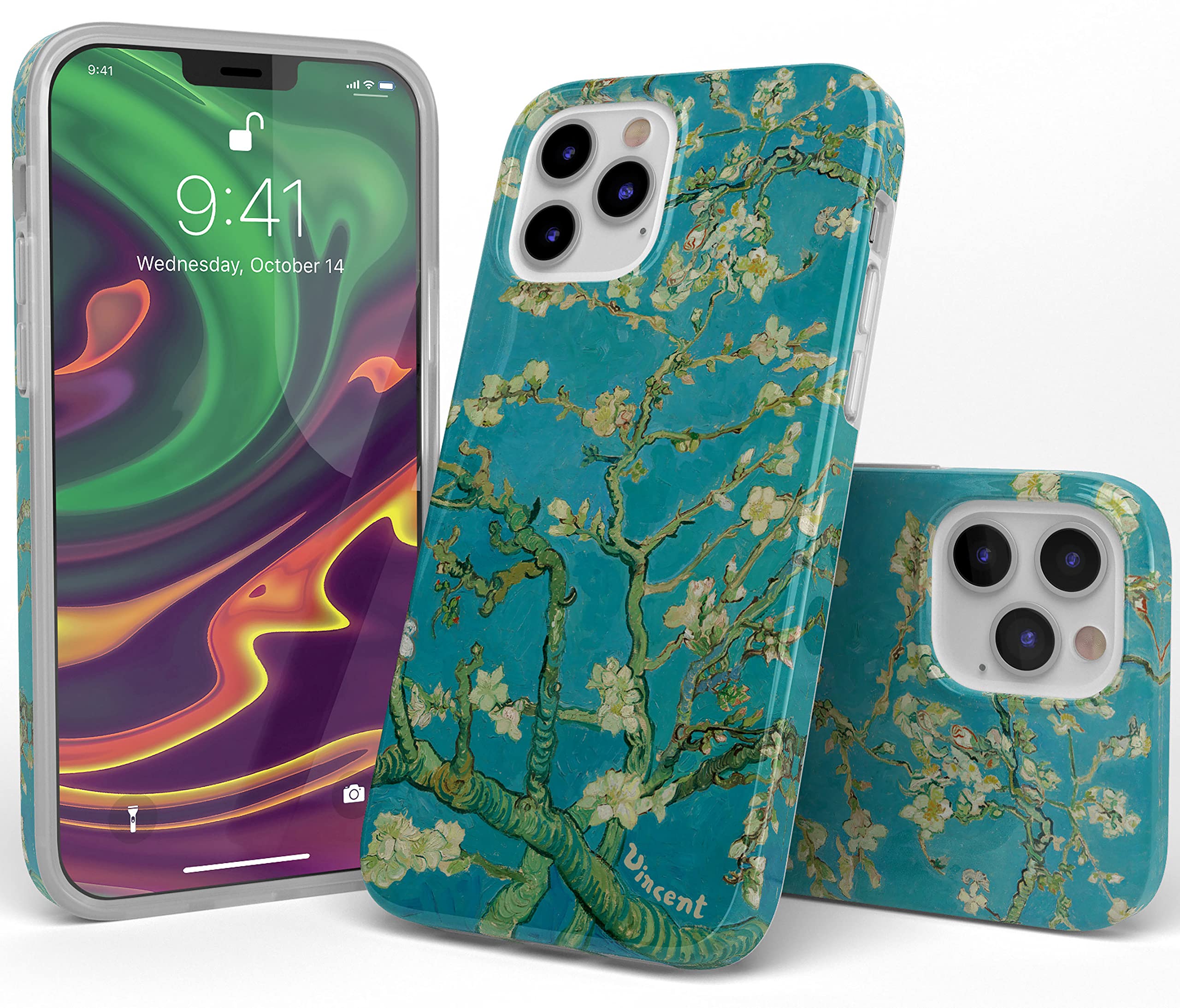 Casely iPhone 11 Pro Max Case - Van Gogh Almond Blossom Floral Design Protective Phone Cover | Perfect for Daily Use, Travel & Gift Giving