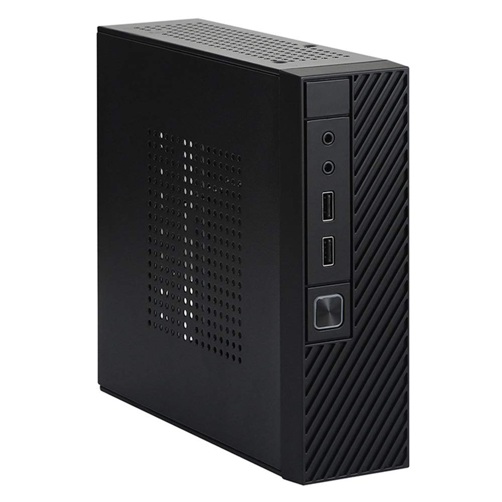 Compact ITX Computer Case M06 - Mini PC Chassis for HTPC, Industrial Control & Home Theater Setup - Small Form Factor Gaming & Office Desktop Enclosure