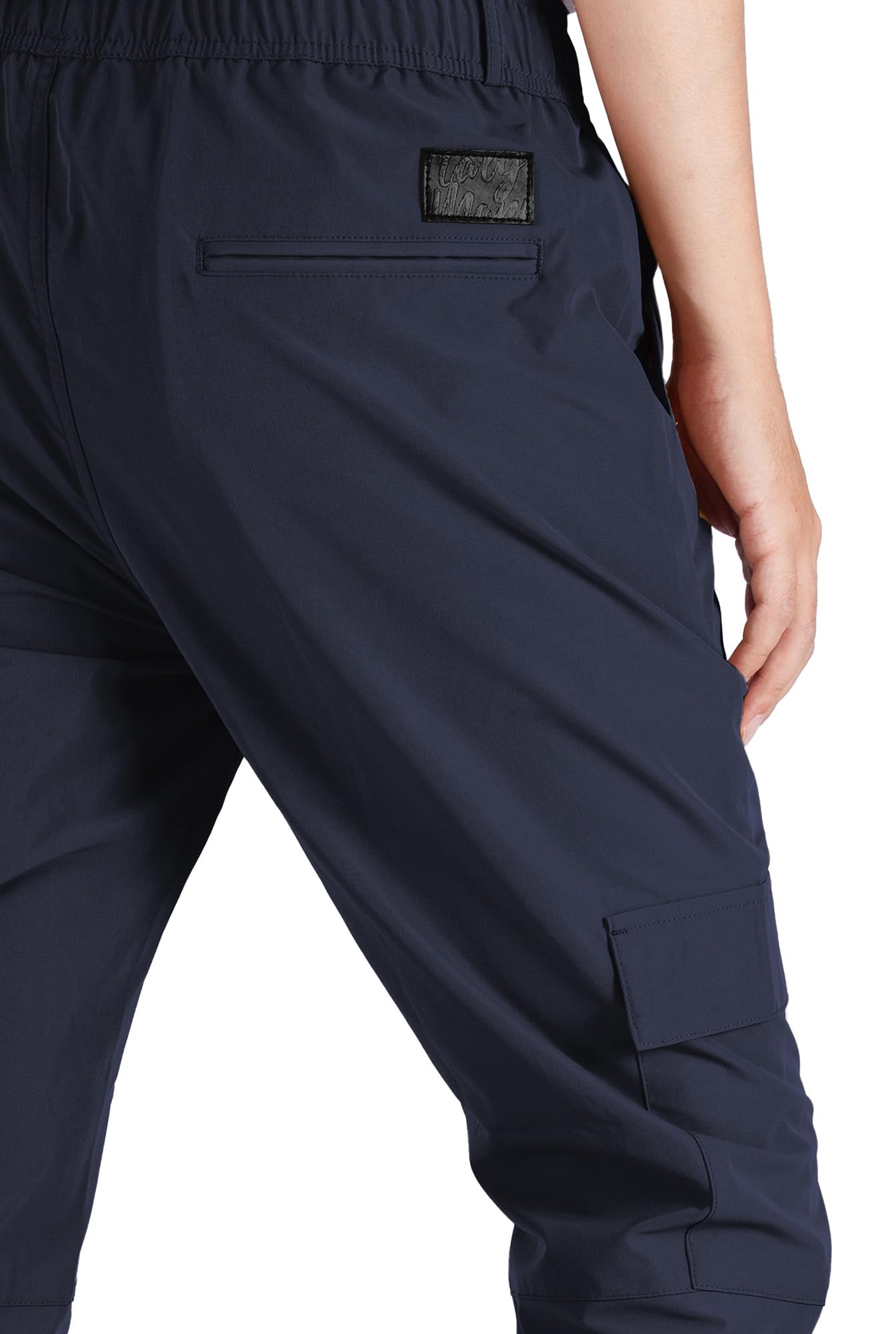 ITALYMORN Men's Lightweight Cargo Jogger Pants - 6 Pocket Slim Fit Casual Trousers with Elastic Waistband for Outdoor Running, Workout & Everyday Wear | Comfortable Travel & Lounge Pants for Men