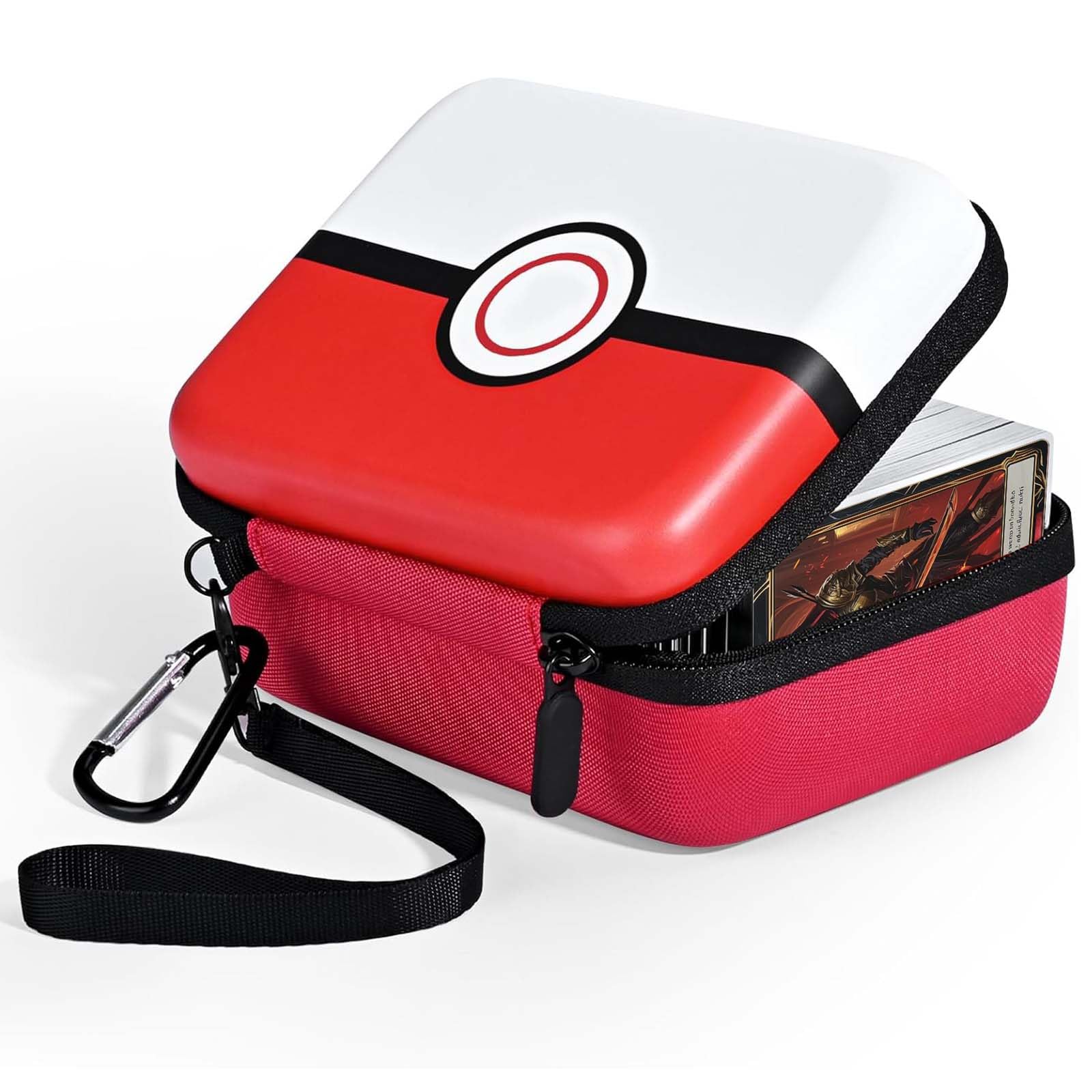 Hard-Shell Trading Card Storage Case - Holds 400+ MTG, PTCG & TCG Cards | Durable Card Holder Box for Magic The Gathering & Pokémon | Perfect for Collectors, Tournaments & Gift for Boys & Girls (PKMC007)