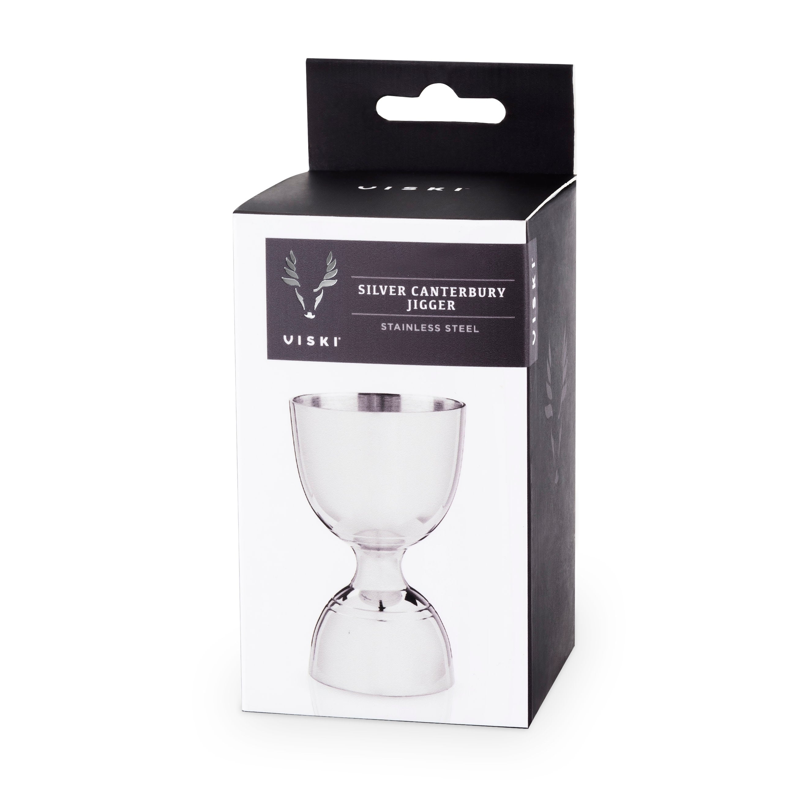 Harrison Canterbury Jigger - Premium Stainless Steel Cocktail Mixing Tool for Bartenders & Home Bars | Perfect for Crafting Martinis, Old Fashioned & More | Ideal for Home Mixology, Professional Bars & Gifts