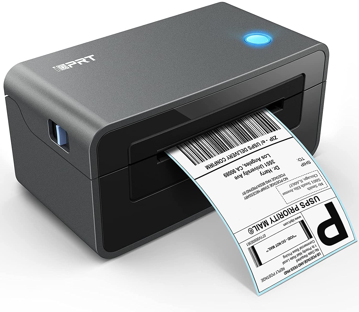 iDPRT SP410 4x6 Thermal Shipping Label Printer - Compatible with Shopify, eBay, UPS, USPS, FedEx, Amazon & Etsy - Wireless Thermal Label Maker for Small Business & Home Office Shipping Needs