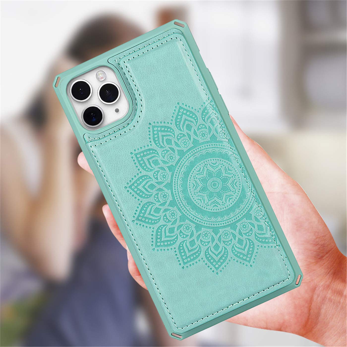 Premium RFID Blocking Leather Wallet Case for iPhone 11 Pro (5.8