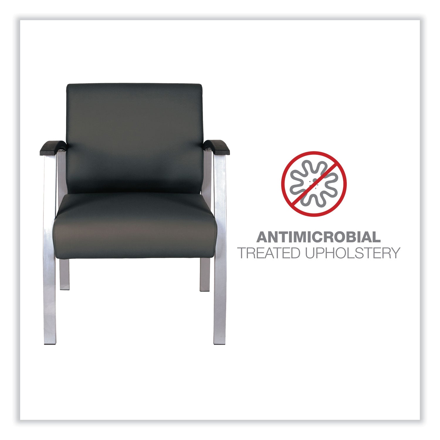Alera MetaLounge Series Mid Back Guest Chair - 24.6