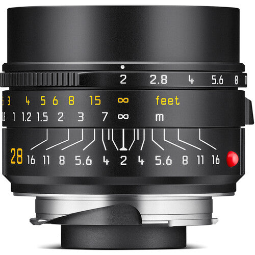 Leica Summicron M 28mm f/2 ASPH Lens for Leica M Mount (2023 Version) - Perfect for Street Photography, Travel & Low Light Shooting