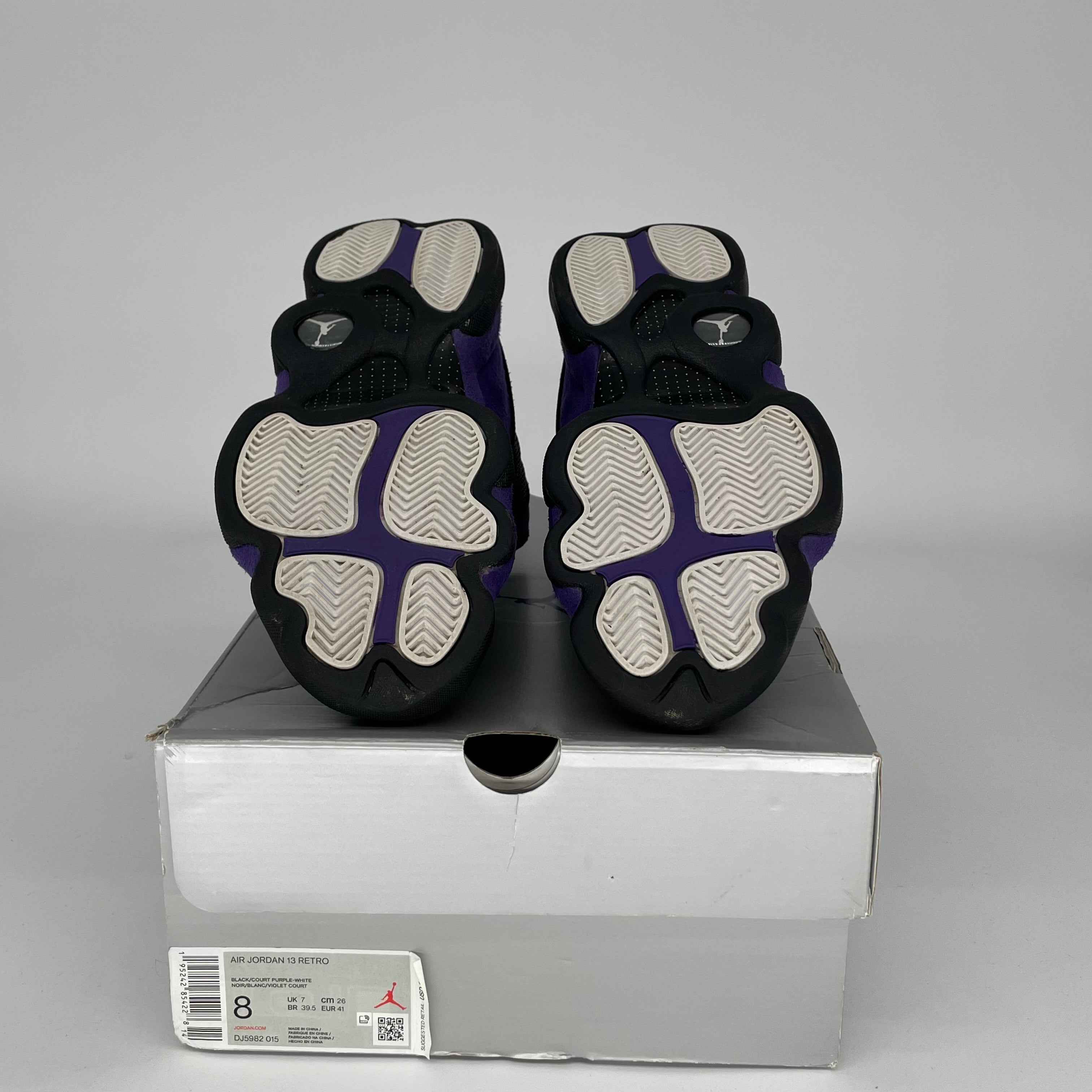 Original Title: AIR JORDAN 13 COURT PURPLE SIZE 8 DJ5982 015   Optimized Title: **Air Jordan 13 Retro 
