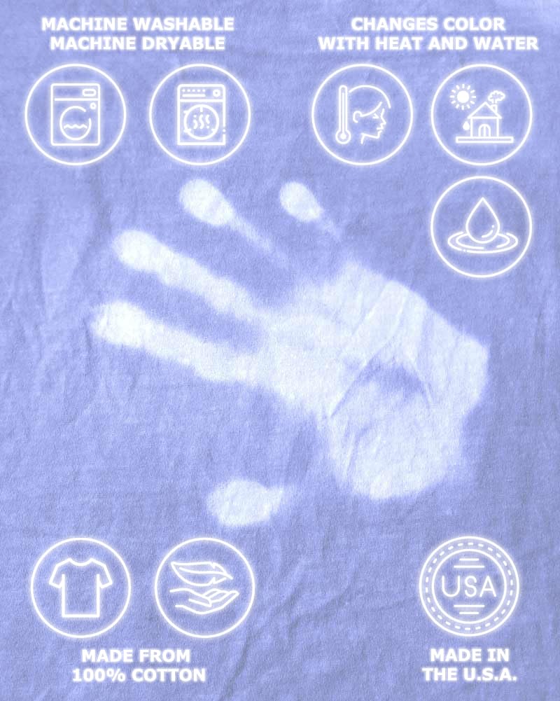 Heat Reactive Color Changing Kids Unisex T-Shirt - Fun Interactive Science Shirt for Boys & Girls - Perfect for Playdates, Birthday Parties & STEM Learning Activities