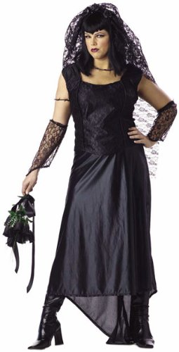 Gothic Bride Costume for Women Plus Size 16-22 | Elegant Victorian Wedding Dress for Halloween, Cosplay & Themed Parties