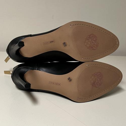 Vince Camuto Women's Sahra Ankle Boots Size 8 US - Stylish Leather Booties for Fall & Winter Outfits, Office Wear & Casual Dates