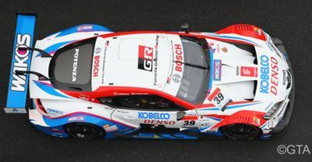 1:43 Scale DENSO KOBELCO SARD GR Supra No.39 GT500 Super GT 2023 Diecast Model Car - TGR TEAM SARD Racing Collectible (Yuhi Sekiguchi & Yuichi Nakayama) - Perfect for Display, Racing Enthusiasts, and Japanese Motorsport Fans