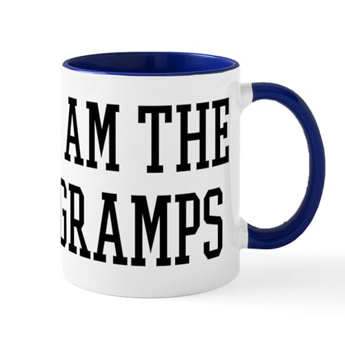White/Navy Inside - I Am The Gramps Mug