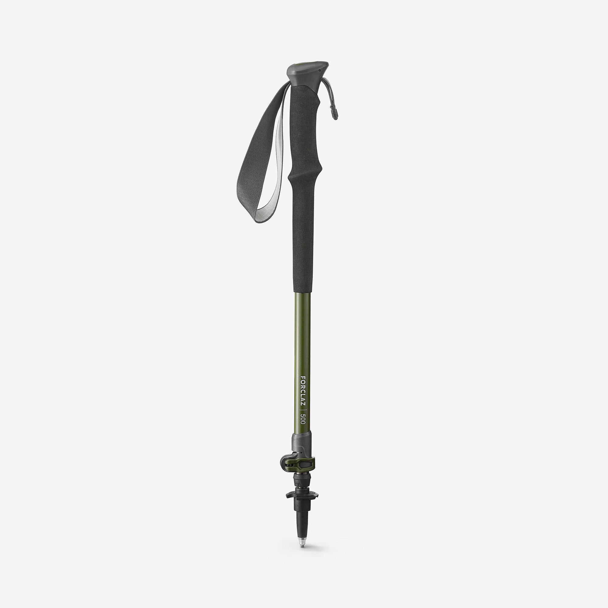 Forclaz MT500 Trekking Pole - Lightweight Aluminum Hiking Stick with Anti-Shock System for Men & Women - Perfect for Mountain Climbing, Backpacking & Outdoor Adventures