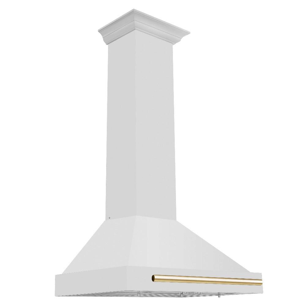 ZLINE KB4STZ 30 Autograph Edition 30-inch Convertible Stainless Steel Range Hood with Premium Shell & Accents - Powerful Kitchen Ventilation for Gas Stoves & Cooking Areas