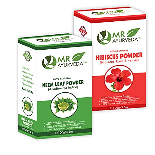 Hibiscus Powder + Neem Powder