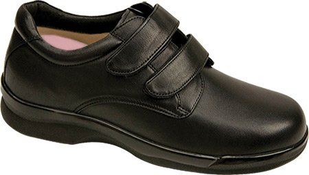 Apex Men's Ambulator Conform Double Strap Orthopedic Walking Shoes - Comfortable Support for Plantar Fasciitis, Flat Feet & Heel Pain | Perfect for Work, Travel & Daily Walking