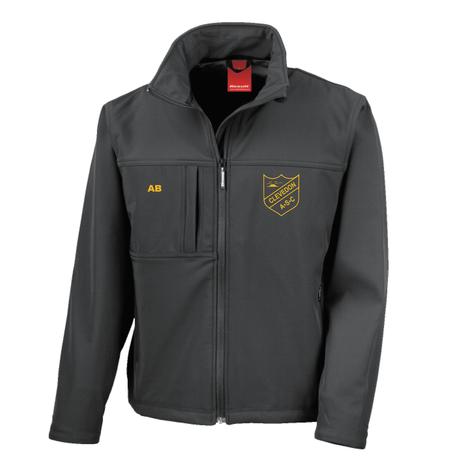 Clevedon A.S.C Team Jacket - Waterproof Windbreaker with Hood for Outdoor Sports & Training - Perfect for Swimming, Running & Team Activities