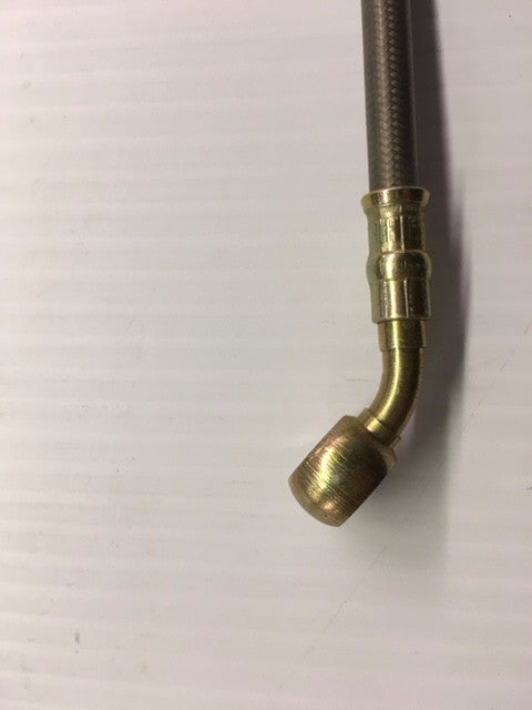 High-Quality Front KF Brake Hose T with Banjo Fittings #2 - Perfect for Motorcycle and ATV Hydraulic Brake System Upgrades