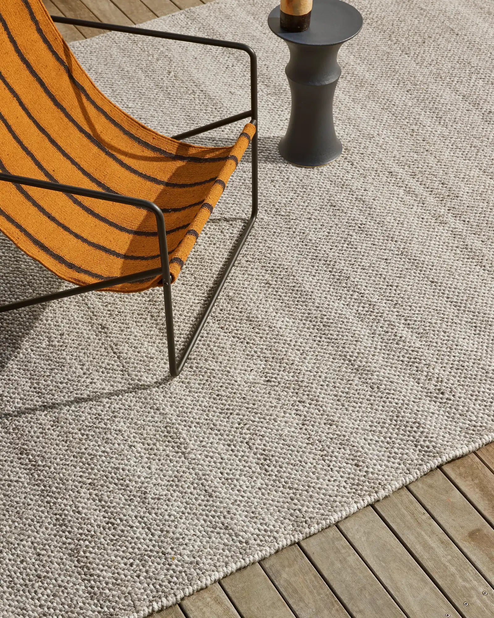 Premium Andorra Outdoor Rug Dove - Waterproof & UV Resistant Patio Rug for Garden, Deck, Balcony - Soft & Durable All-Weather Decor