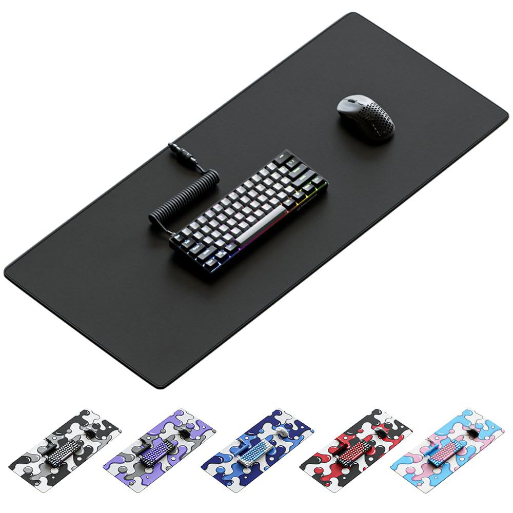 Kraken XXL Gaming Mouse Pad 32x12 Inch - Non-Slip Rubber Base, Waterproof & Stain Resistant - Extra Large Extended Mouse Pad for PC, Laptop, Mac - Perfect for Gaming, Office Work & Home Use - Ideal Desk Mat for Keyboard & Mouse (Black)