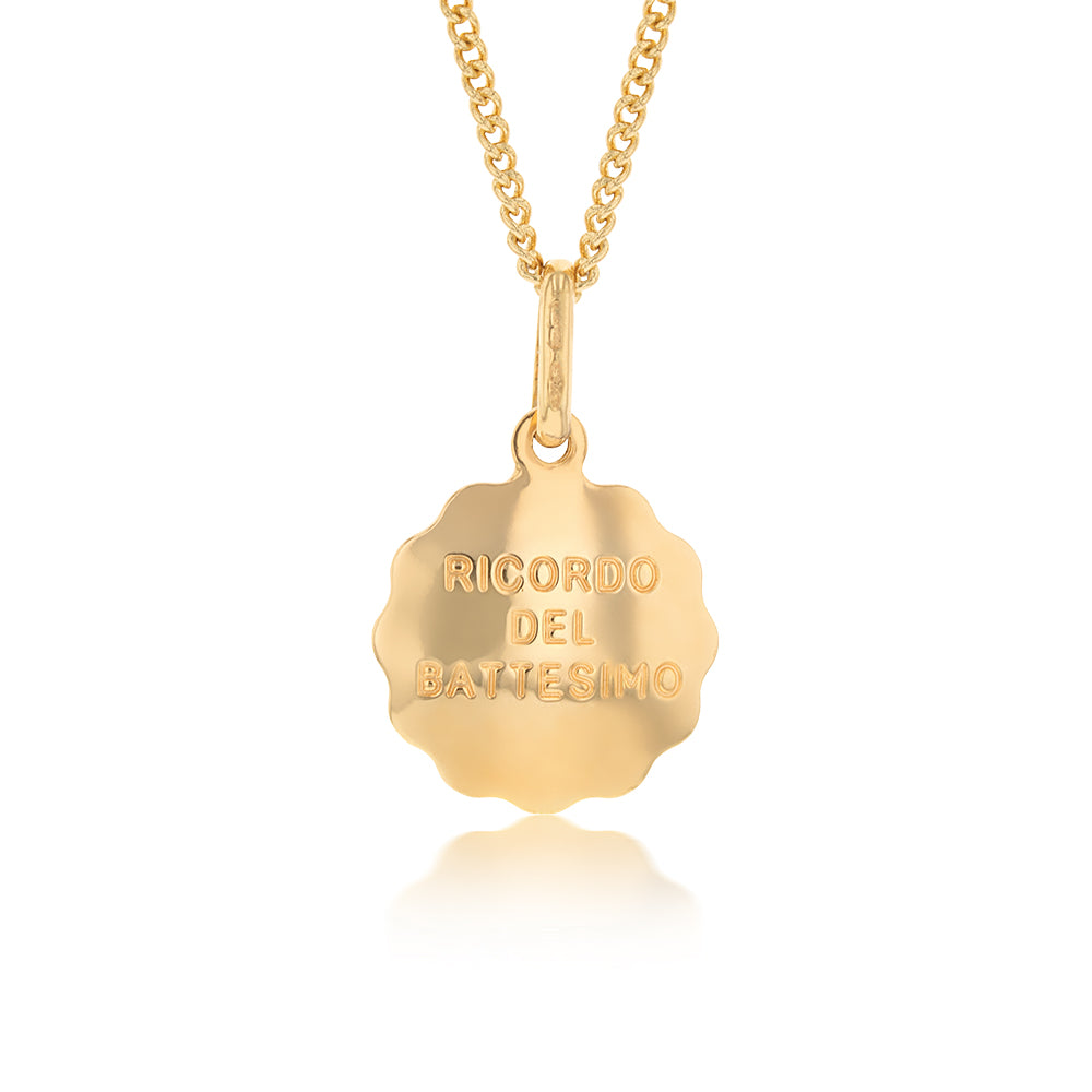 9ct Yellow Gold 12mm Pendant Necklace - Elegant Jewelry for Women, Gift for Her - Perfect for Weddings, Anniversaries & Special Occasions