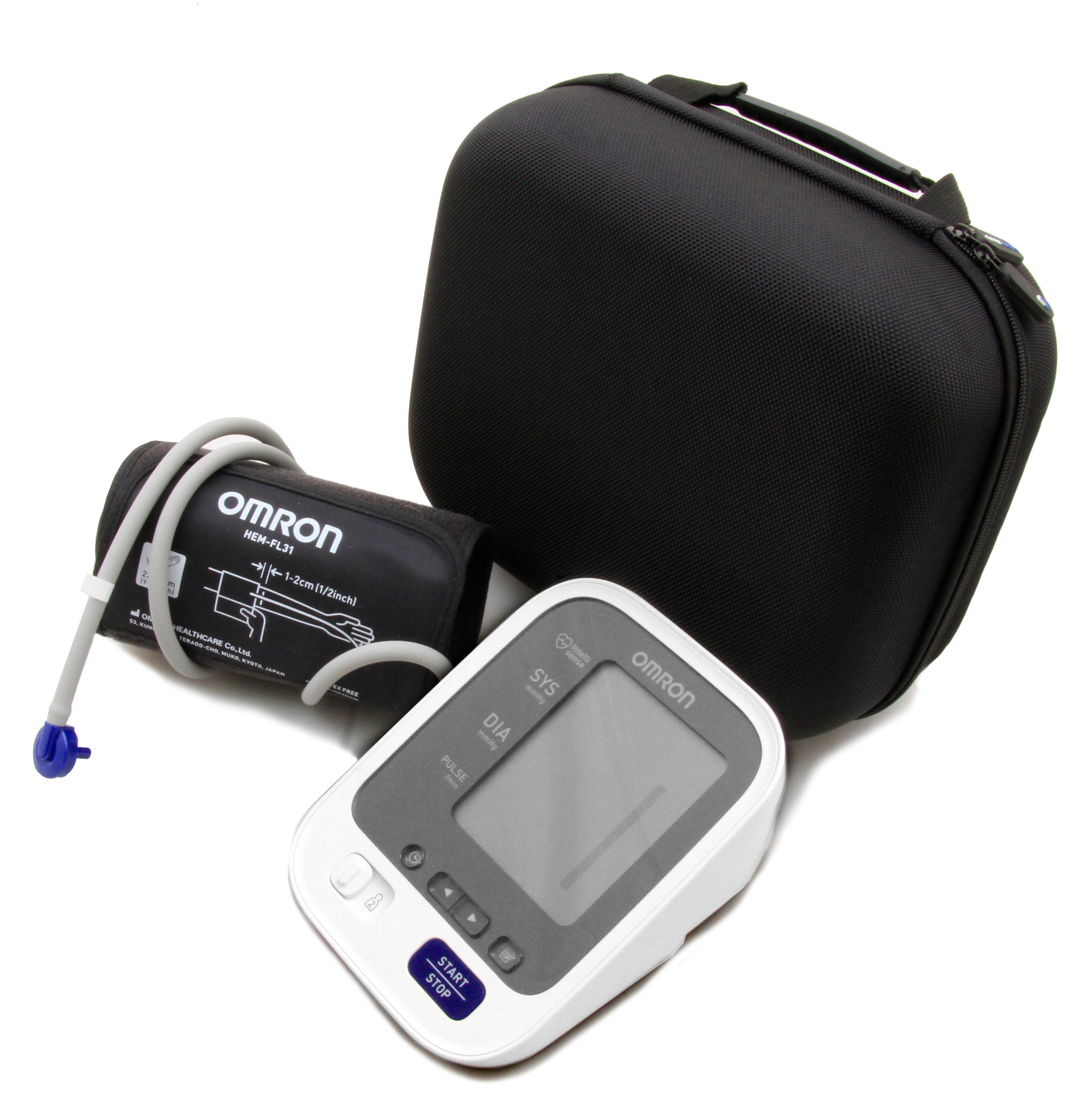 CASEMATIX Travel Case for Omron 7 Series BP Monitor - Fits BP761N, BP760N, BP761 & B760 Models - Protective Storage for Home & Travel Use