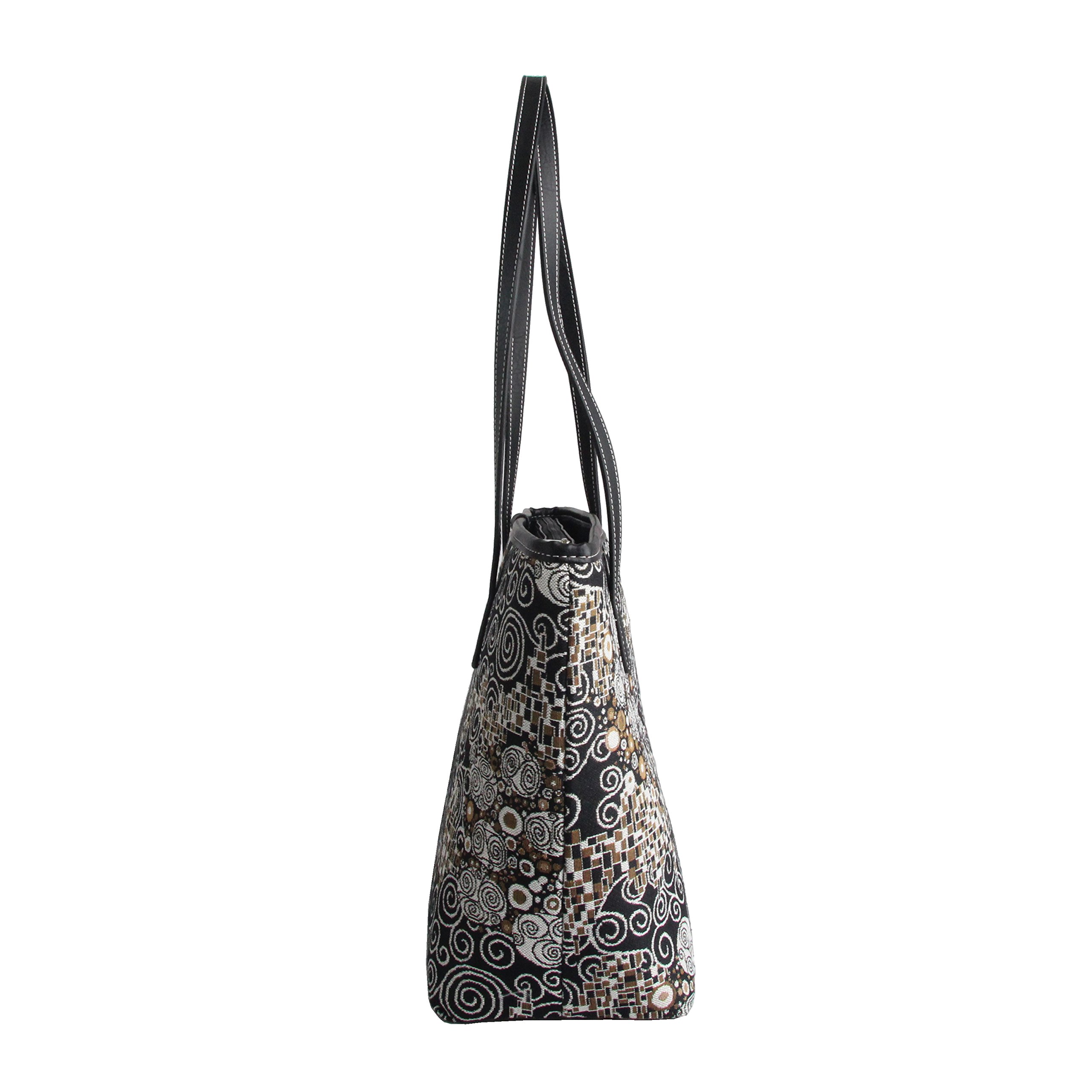 Signare Stylish Tapestry Shoulder Tote Bag for Women - Fashionable Work & Travel Purse | Perfect for Office Commute, Weekend Getaways & Daily Use