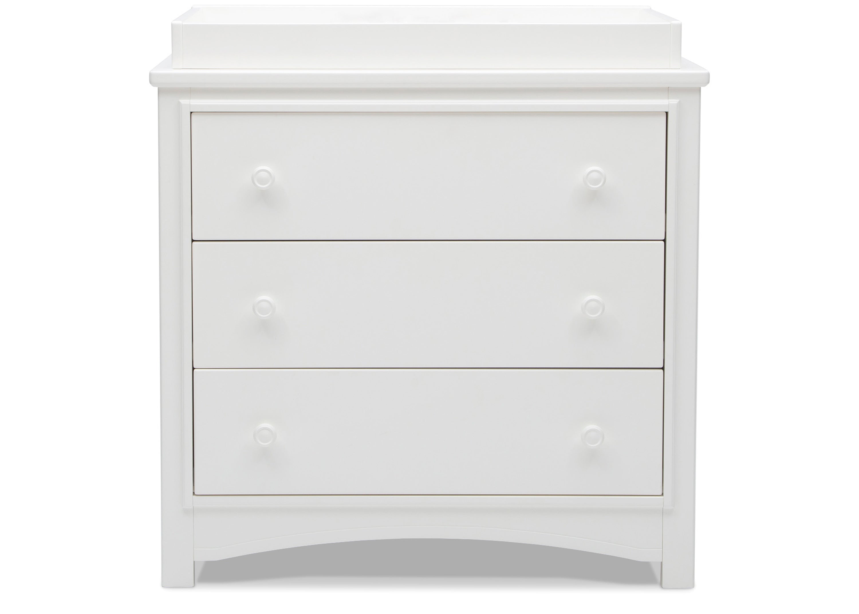 Perry 3 Drawer Baby Dresser with Changing Table Top & Secure Interlocking Drawers - Perfect Nursery Furniture for Diaper Changes & Baby Clothes Storage