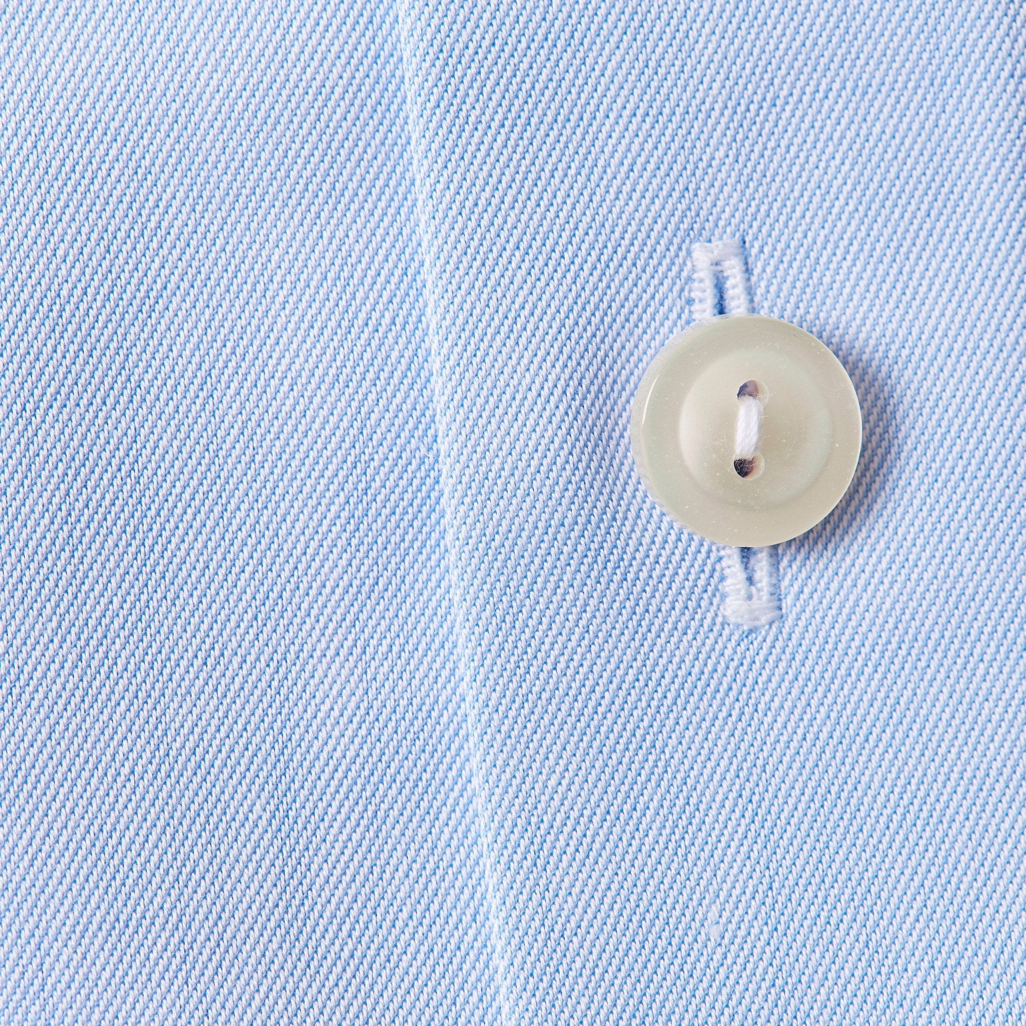 ETON Men's Plain Twill Tail Single Cuff Cotton Dress Shirt - Sky Blue | Business Casual & Office Wear | Formal & Wedding Attire