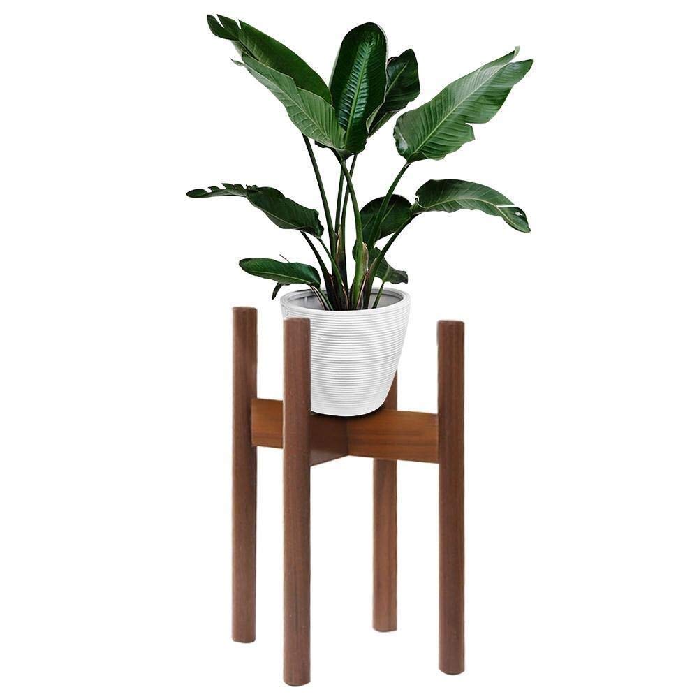 Modern Wooden Plant Stand for Indoor & Outdoor Use - Sturdy Flower Pot Rack for Houseplants, Garden Decor, Courtyard Display - Perfect for Home, Patio, and Balcony Decorations - LUYIYI