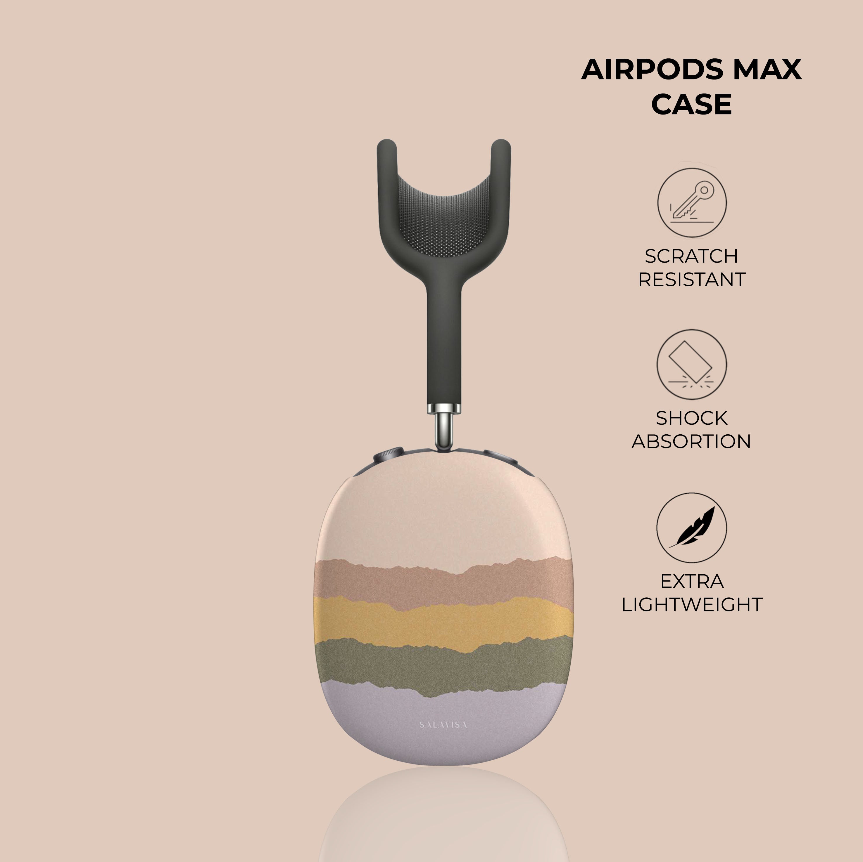 Premium Protective Case for AirPods Max - Shockproof & Scratch-Resistant Cover for Apple Headphones - Perfect for Travel, Gym & Daily Use