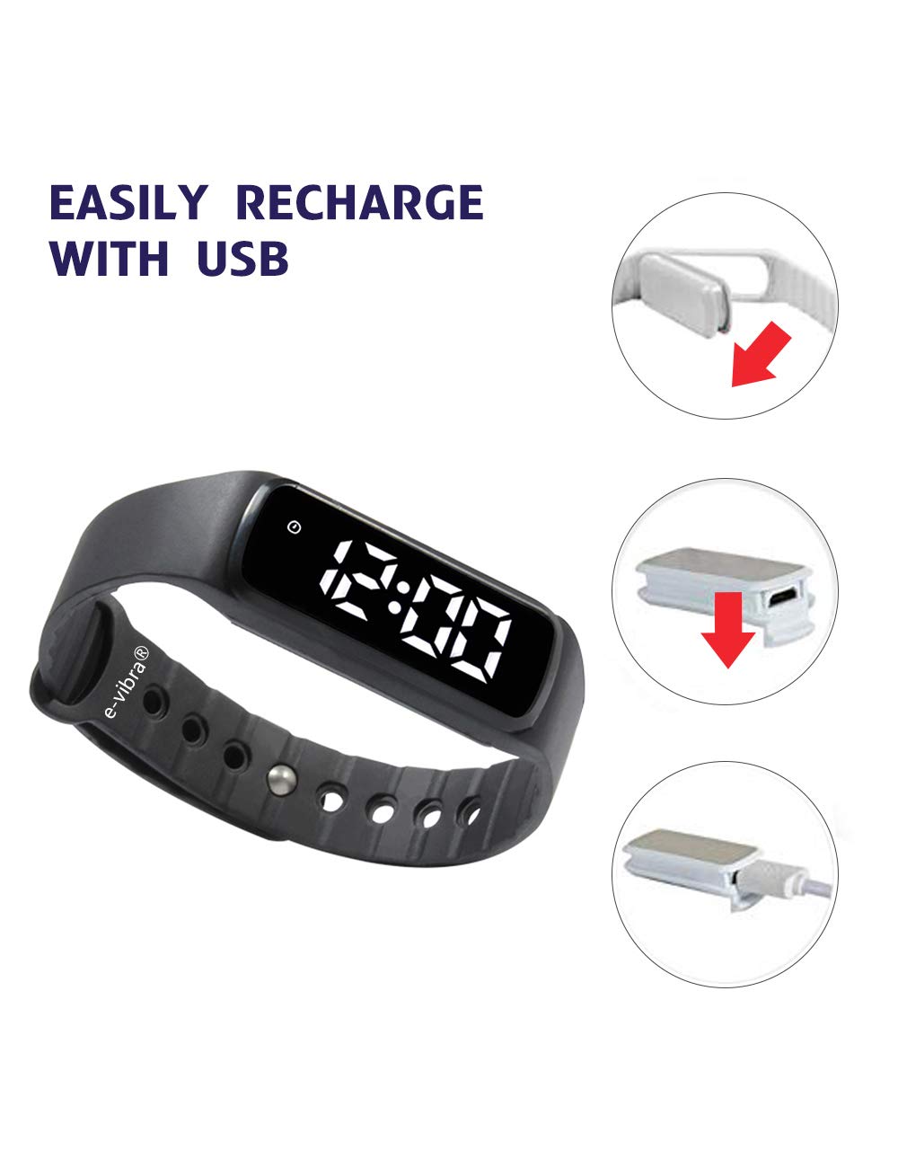 **Potty Training Watch for Kids - Silent Vibrating Alarm & Pill Reminder with Countdown Timer (Royal Blue) - Perfect for Toilet Training, Medication Alerts & Daily Routines**