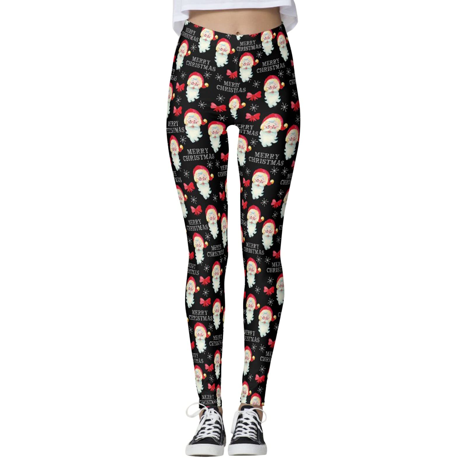 High Waisted Workout Leggings for Women - Soft Capri & Full Length Yoga Pants with 1