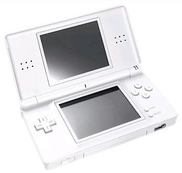 Refurbished Nintendo DS Lite Polar White Console - Portable Handheld Gaming System for Kids & Adults | Perfect for Travel, Commuting & Home Entertainment