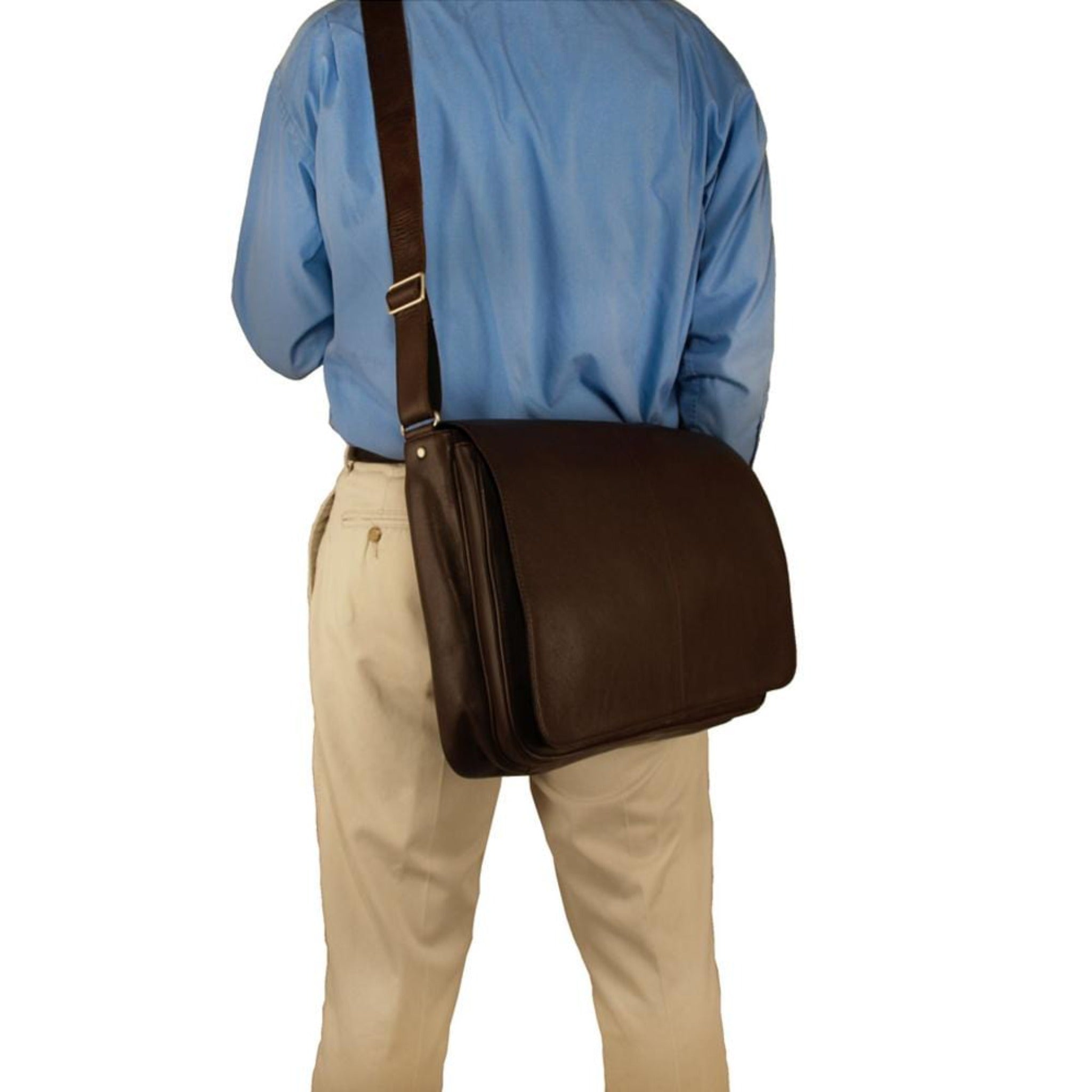 Yellowstone Laptop Messenger Bag for Men & Women - Waterproof 15.6 Inch Business Briefcase with USB Charging Port - Perfect for Work, Travel & College