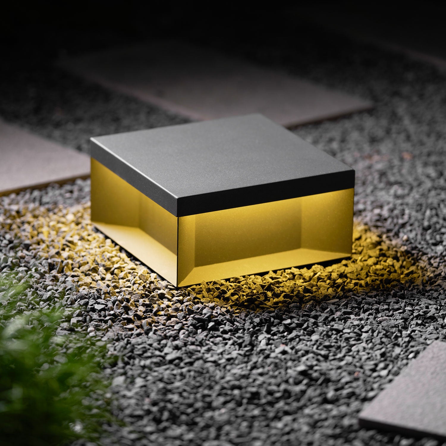 Black Box Outdoor Post Light - Weatherproof LED Exterior Light for Garden, Patio, Walkway & Driveway Lighting