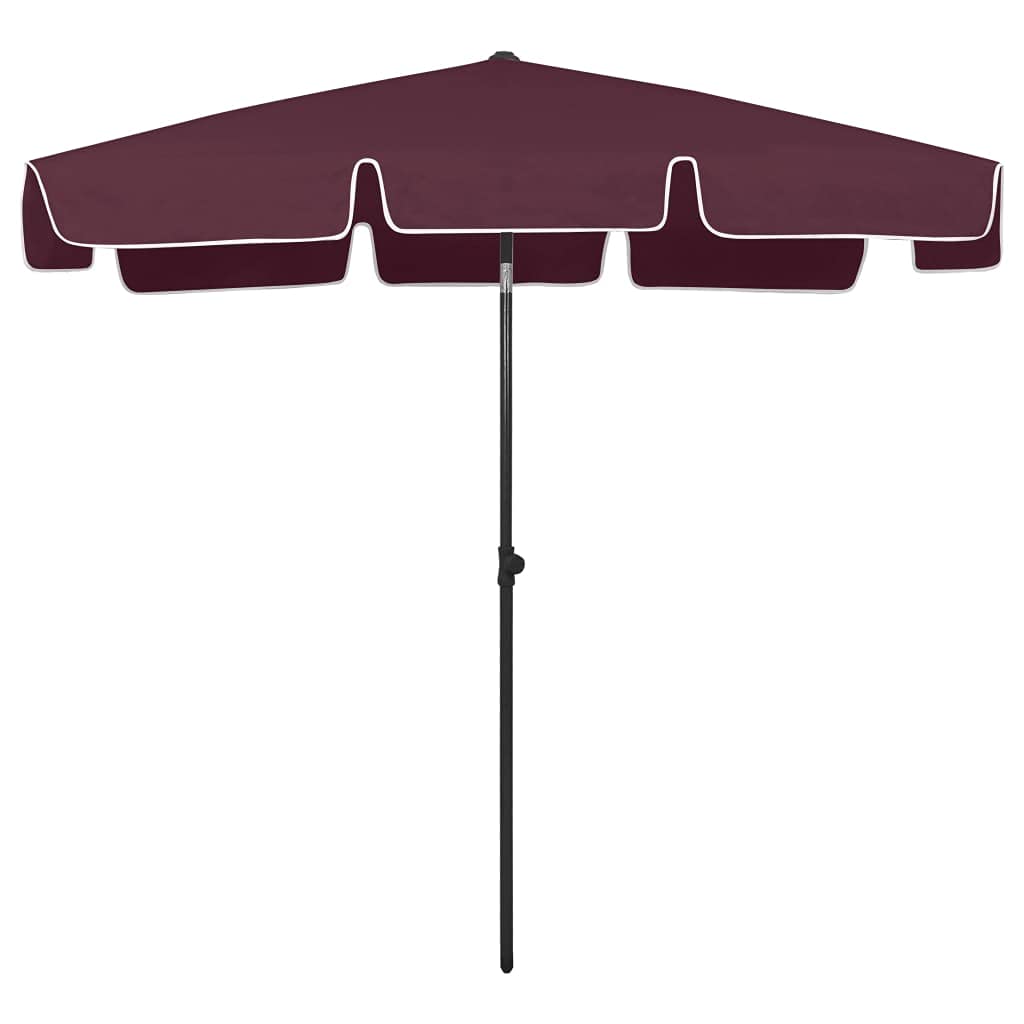 Bordeaux Red Beach Umbrella 78.7