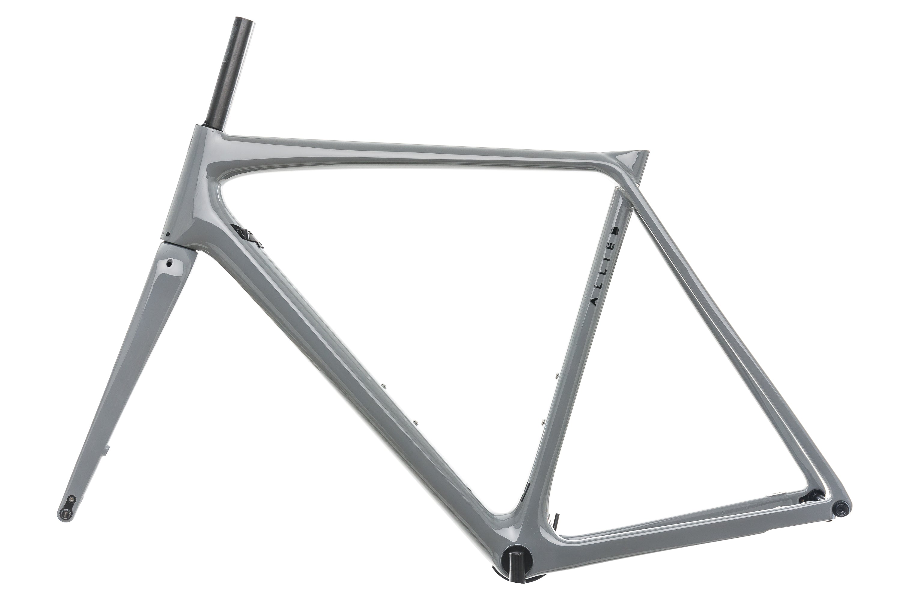 2018 Allied Alfa Disc 56cm Large Road Bike Frameset - Lightweight Carbon Fiber Frame for Endurance Racing & Long-Distance Cycling