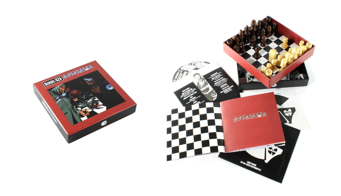 Liquid Swords Deluxe Edition CD & Chess Set - Wu-Tang Clan Collector's Item for Music Fans & Game Nights