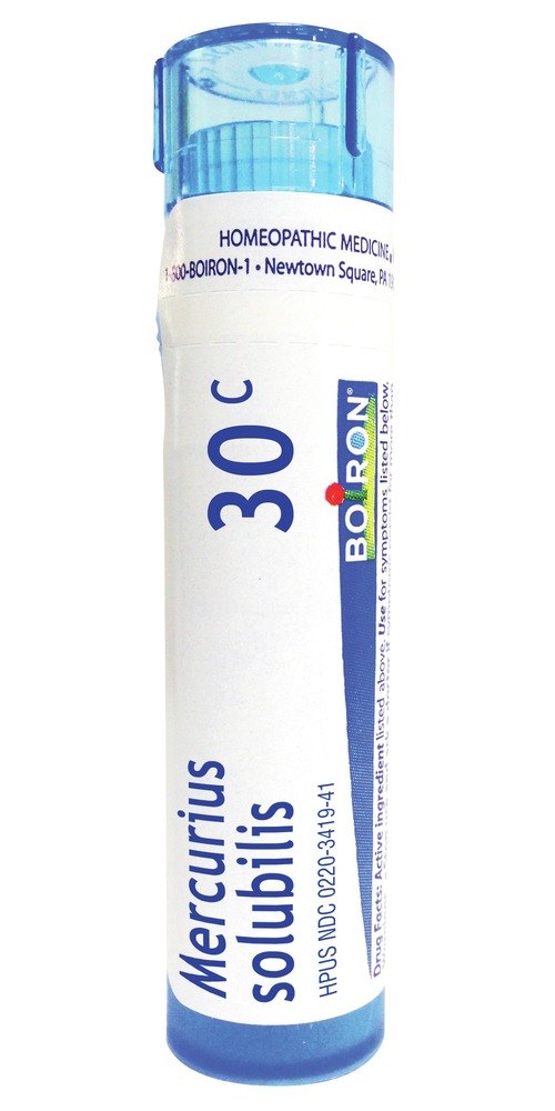 Mercurius Solubilis 30C Homeopathic Medicine - Natural Remedy for Oral Health & Immune Support | Safe for Adults & Kids | Great for Cold Sores, Gum Issues & Detox